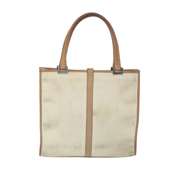 GUCCI GG Canvas Jackie Hand Bag Beige Brown Auth 54800 - Picture 3 of 15